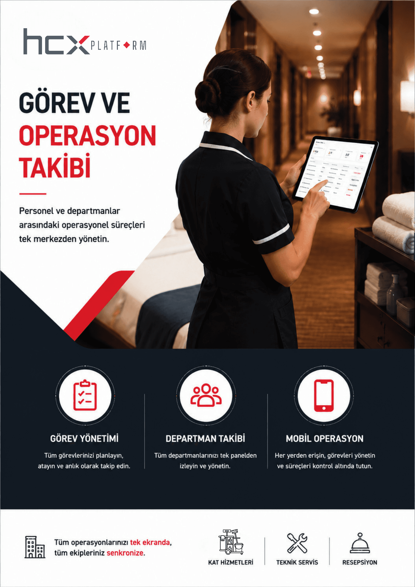Görev ve Operasyon Takibi mobil kullanım görseli